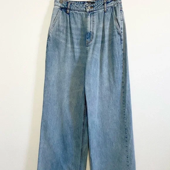 AFRM Turner Baggy Denim Wide Leg Jeans - Picture 4 of 9